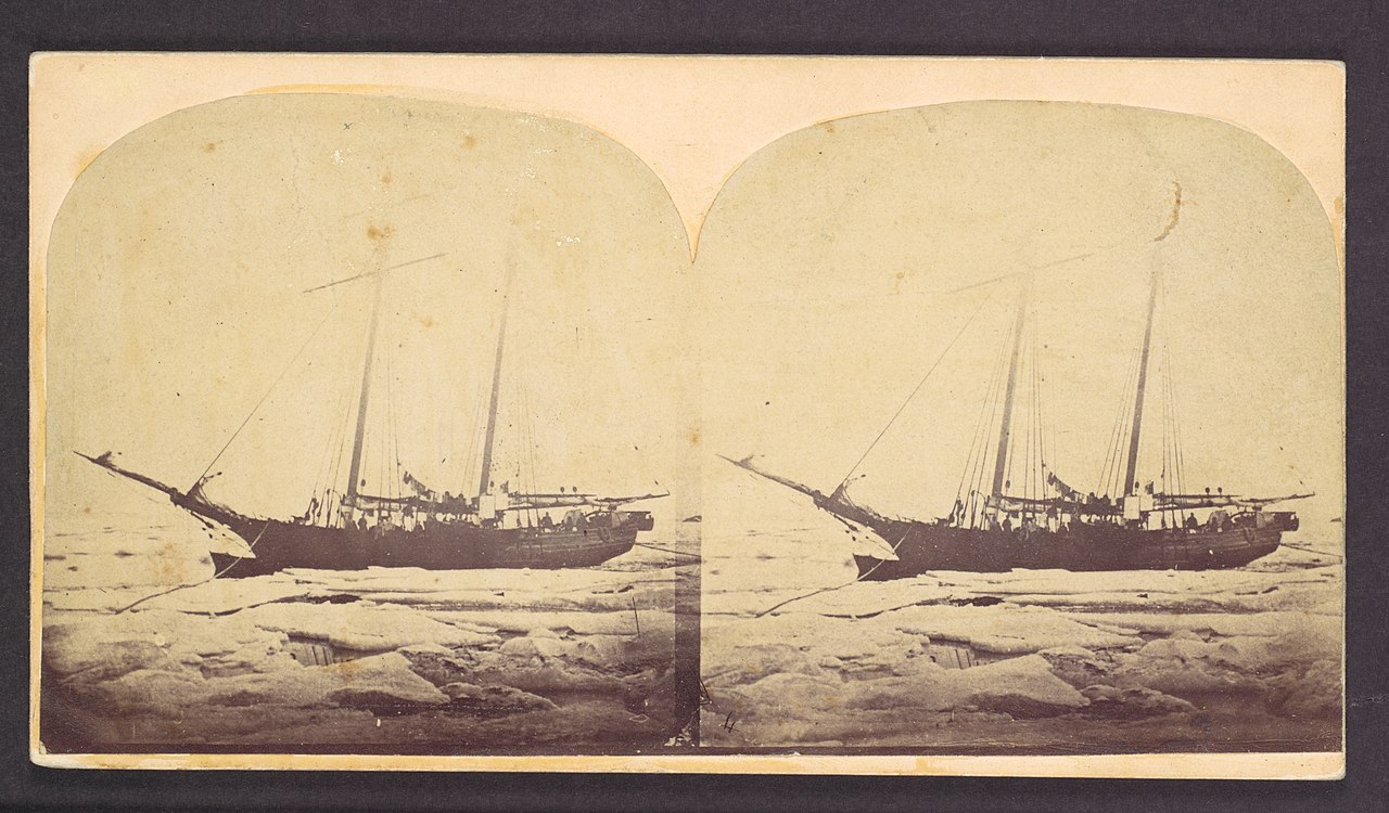 Ship trapped in ice during a Greenland expedition (Metropolitan Museum of Art collection)
