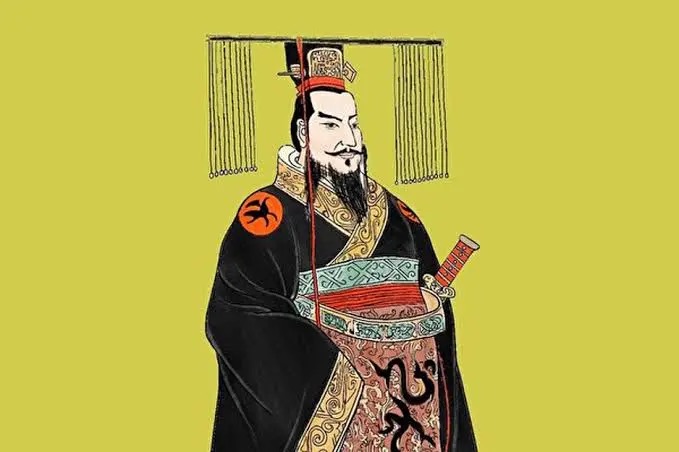 An 18th-century portrait of Qin Shi Huang, the First Emperor, who extended Shang Yang's system across all of China. An 18th-century portrait of Qin Shi Huang, the First Emperor, who extended Shang Yang's system across all of China.
